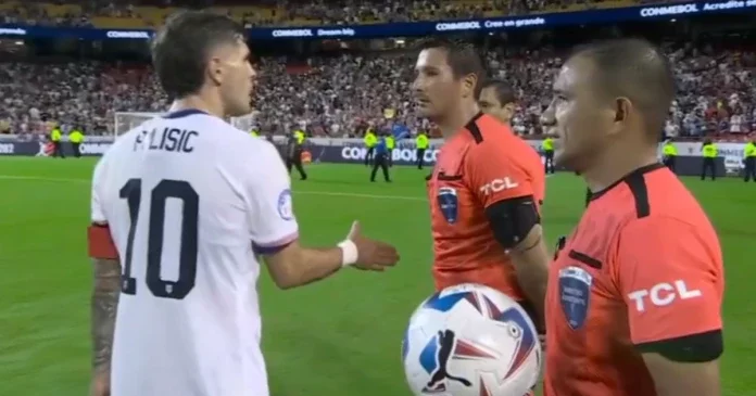 The reason Copa America referee refused to shake Christian Pulisic's hand after USA's defeat to Uruguay - Football