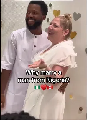 Canadian lady on why she chose to marry from Nigeria, cute video trends