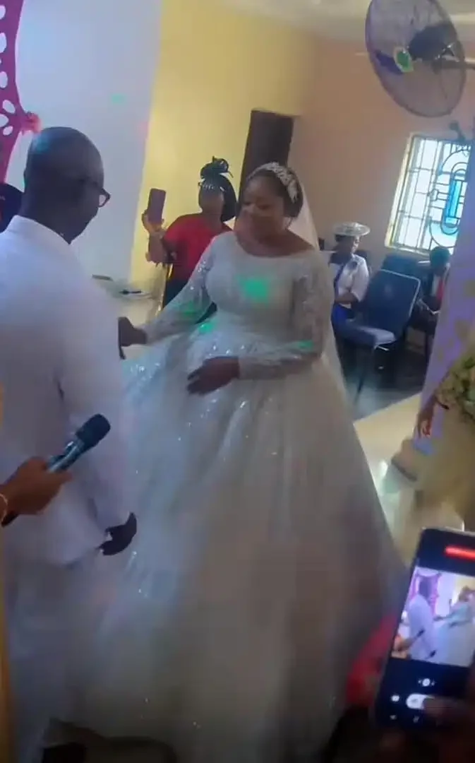 Lady gushes as widowed mother-in-law remarry after 20 years