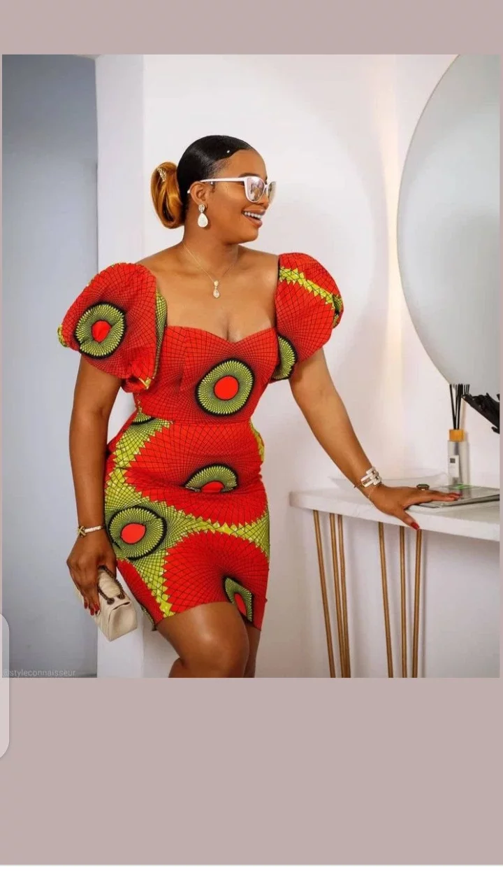 10 Sophisticated Short Ankara Gown Ideas for Fashionable Ladies