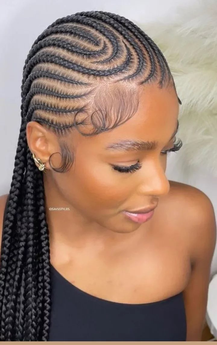 Very beautiful African braids hairstyles to try out.