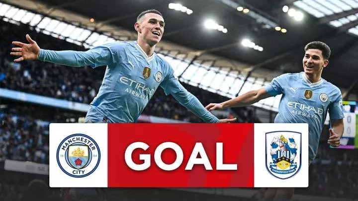 Manchester City 5 - 0 Huddersfield Town (Jan-07-2024) FA Cup Highlights
