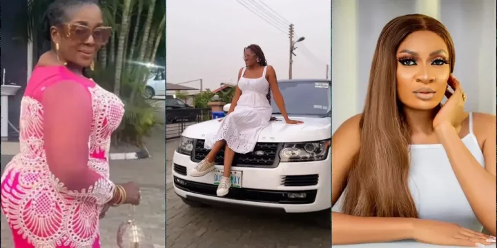 Rita Edochie throws jabs in celebration of May Edochie's new Range Rover