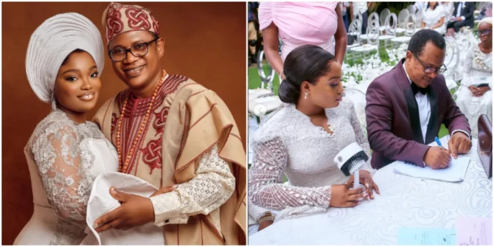 'A father indeed' - Tope Alabi's daughter gushes over stepdad, snubs biological father following wedding