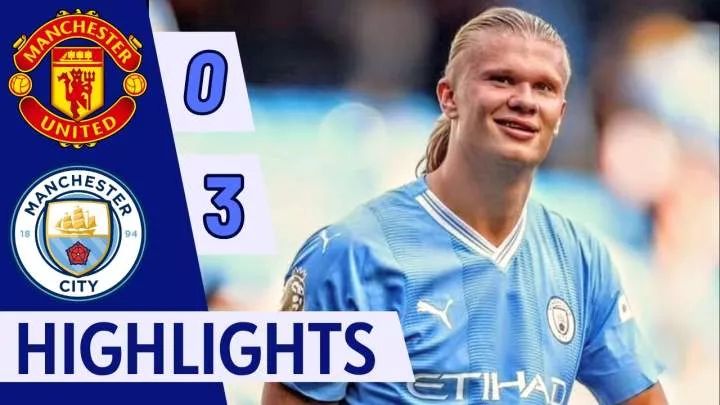 Manchester United 0 - 3 Manchester City (Oct-29-2023) Premier League Highlights