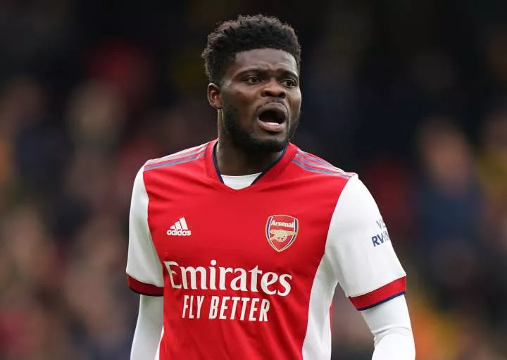 Thomas Partey in action for Arsenal - Imago