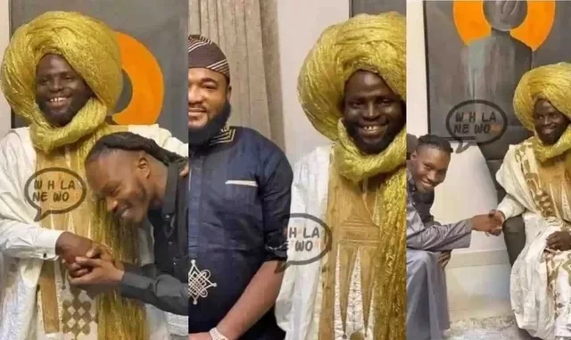 "This is clear evidence that they are not clean" Nigerians React as Imam forces Naira Marley and Sam Larry to say 'Amen' as he prays for Mohbad's killers (Video)
