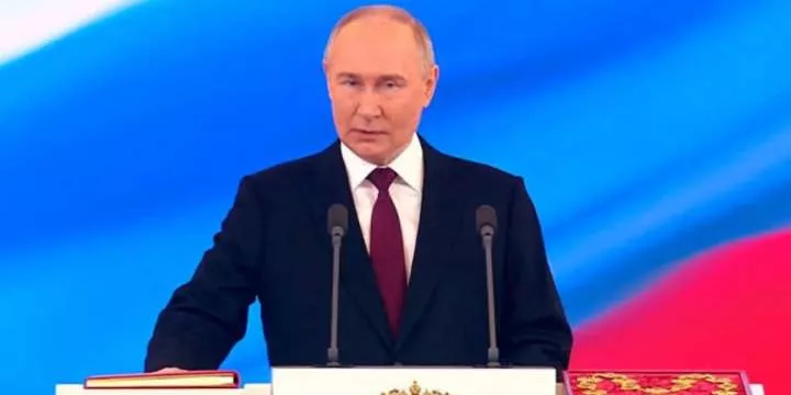 Putin sworn-in for 5th term as Russian president; to rule for another 6 years