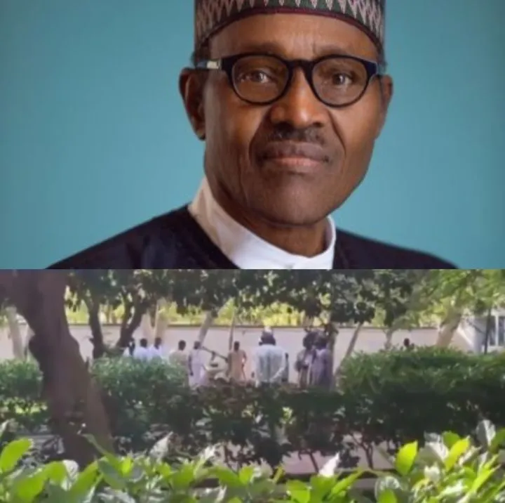 Video of relatives digging late former President Muhammadu Buhari's grave at his residence in Daura Video of relatives digging late former President Muhammadu Buhari's grave at his residence in Daura
