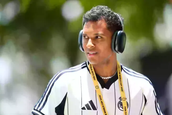 Rodrygo is currently with Real Madrid at the Club World Cup. (Image: Getty)