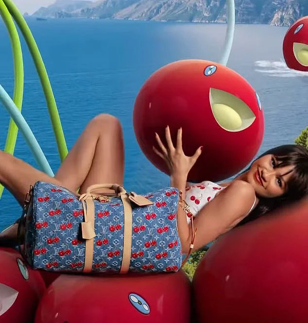 Zendaya looked like she had a lot of fun shooting for the designer, as she posed playfully with the giant cherries