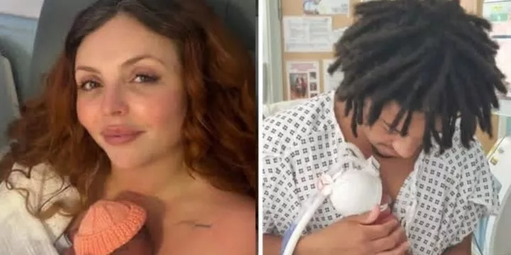 Jesy Nelson welcomes twins