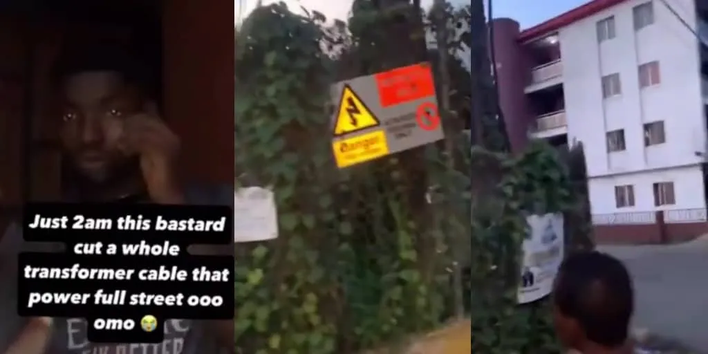 Young man cuts transformer wire at 2am, tries to steal cable Young man cuts transformer wire at 2am, tries to steal cable