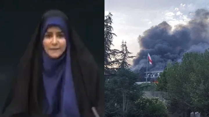 Israel's Missile Strikes State TV During Live Broadcast In Iran; Video Surfaces Israel's Missile Strikes State TV During Live Broadcast In Iran; Video Surfaces