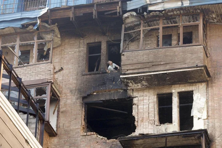 Russian attack on Kyiv kills two as US resumes arms deliveries to Ukraine