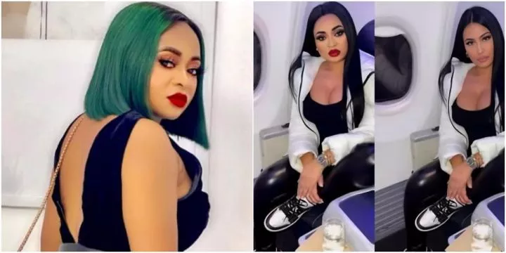 Nigerian actress dragged heavily online for photoshopping Iraqi influencer's body into her birthday pics