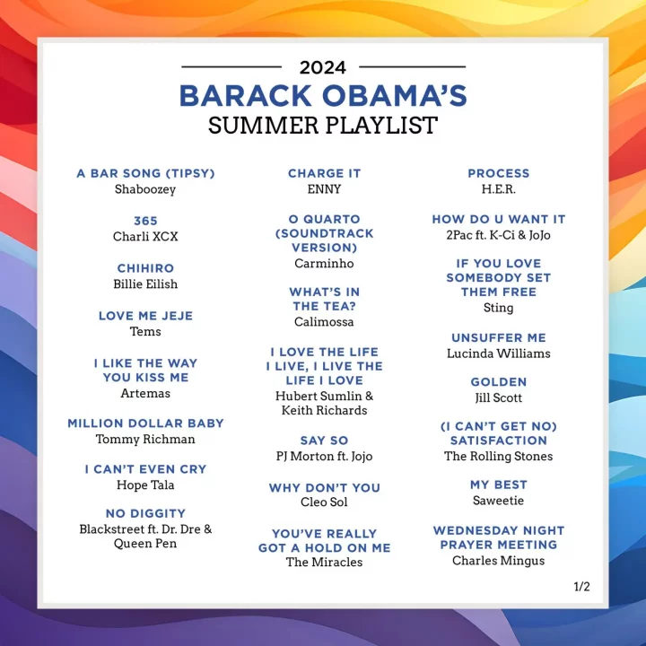 Tems, Rema make Obama's summer playlist