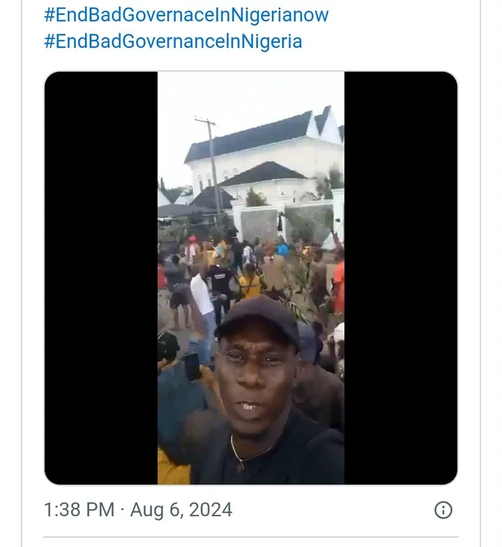 Fact-check: Did Hunger Protesters Wreck Wike's Port Harcourt Home?