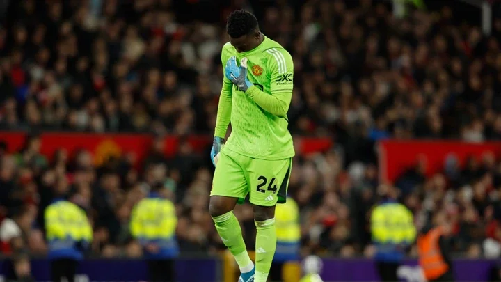 Man United goalkeeper Andre Onana