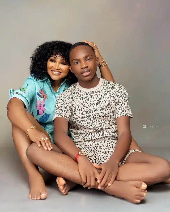 Lanre Gentry ridicules ex-wife, Mercy Aigbe on son's birthday