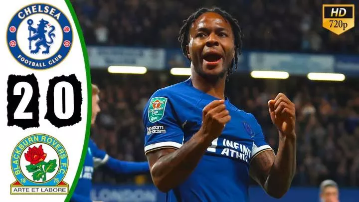 Chelsea 2 - 0 Blackburn Rovers (Nov-1-2023) Carabao Cup Highlights