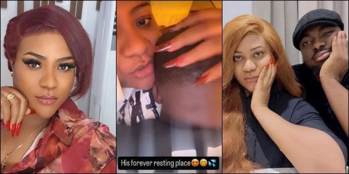 'I'll only show you what I want you to see...' - Nkechi Blessing says as she shares loved-up video with her man