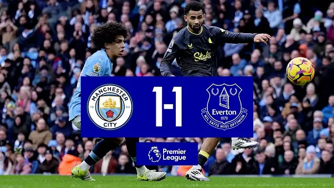 Manchester City 1 - 1 Everton (Dec-26-2024) Premier League Highlights