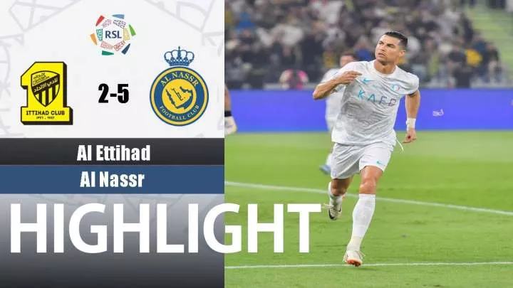 Al Ittihad 2 - 5 Al Nassr FC (Dec-26-2023) Saudi Professional League Highlights