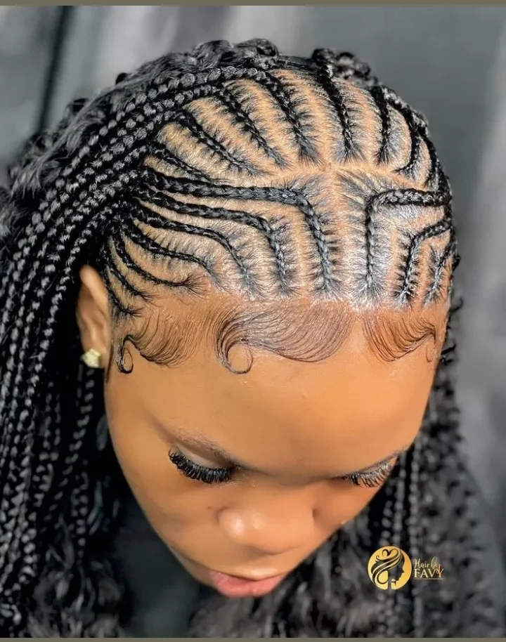 Very beautiful African braids hairstyles to try out.