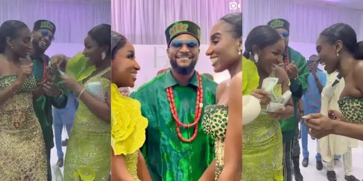 Omowunmi Dada shares video dancing with Kunle Remi's wife, Tiwi as she speaks on their striking resemblance