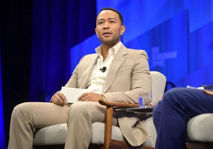 John Legend at Vanity Fair's 6th Annual New Establishment Summit on Oct 22, 2019. (Image Source: Getty Images - Photo By Matt Winkelmeyer)