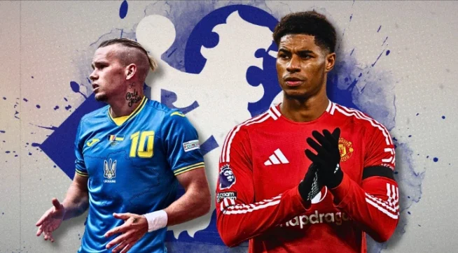 Marcus Rashford and 4 possible January replacements for Mykhailo Mudryk at Chelsea