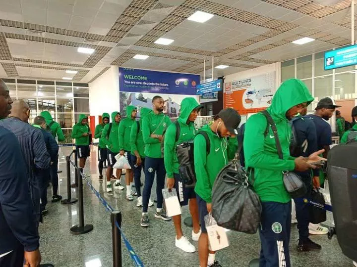 the Super Eagles' delegation to the 2026 FIFA World Cup African qualification series Day 2 matchup versus the Warriors of Zimbabwe arrived in Rwanda, Zimbabwe's adopted country. X/Super Eagles