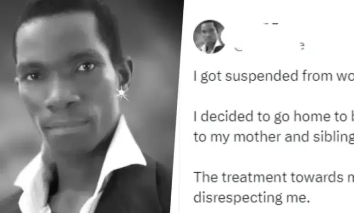 Man narrates how family's attitude changed after he lied he was fired from work