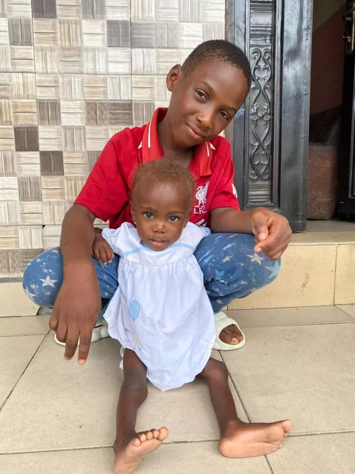 Adorable photos of Hope with toddler branded witch and abandoned in Akwa Ibom