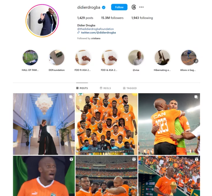 African Footballers with Highest Number of Followers on Instagram