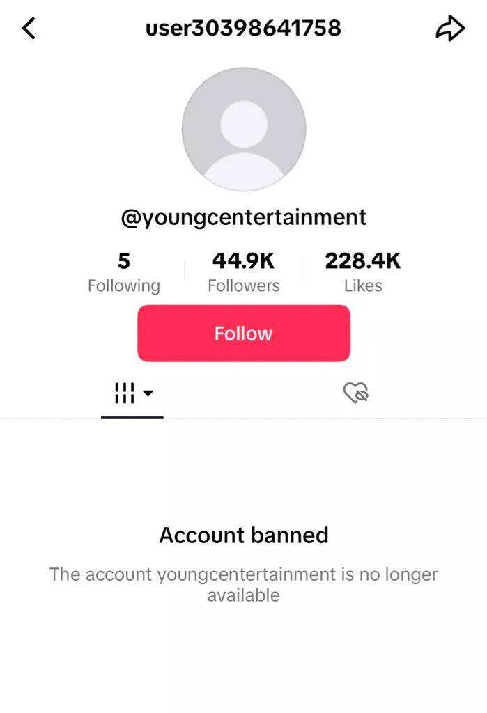 TikTok bans account of man who buried himself to grow page