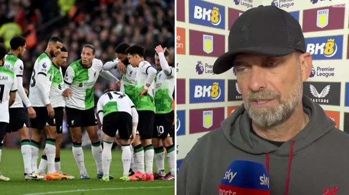 Jurgen Klopp lays blame at one Liverpool player who 'opened the door' for Aston Villa collapse