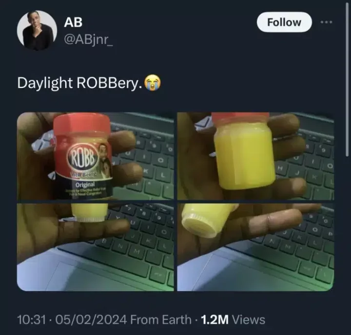 'Daylight robbery' - Man cries out after being deceived by popular ointment packaging