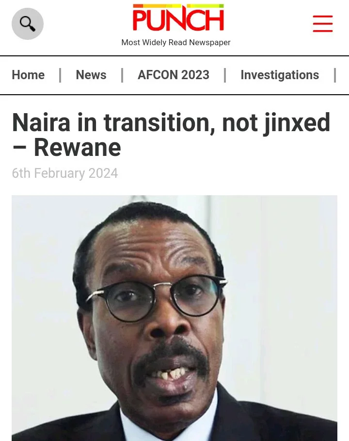 Today's Headlines: Naira Depreciates To N1,455/$ In Parallel Market, Naira In Transition, Not Jinxed-Rewane