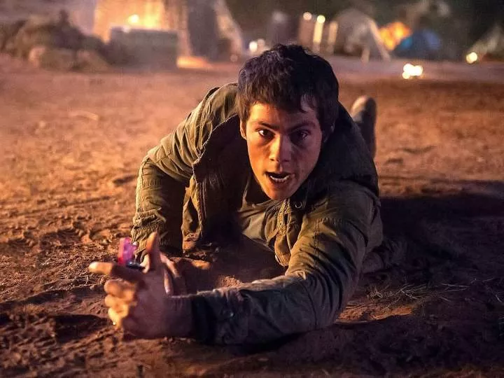 Dylan O'Brien in 'the Maze Runner'