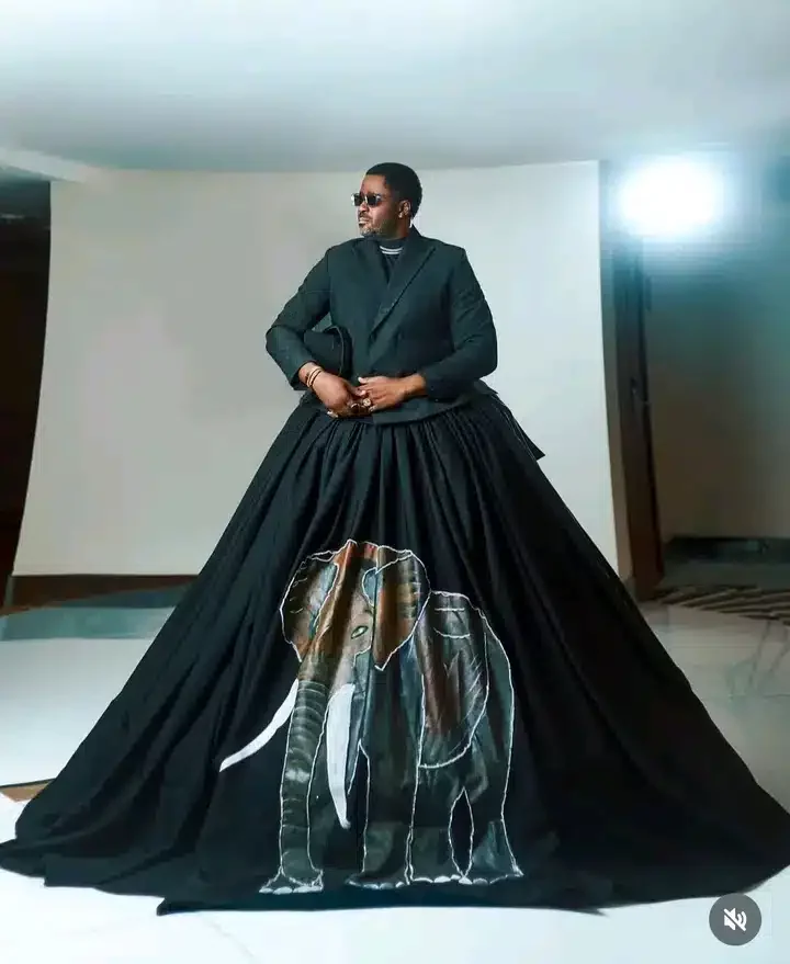 Desmond Elliot's outfit at AMVCA raises concerns Desmond Elliot's outfit at AMVCA raises concerns