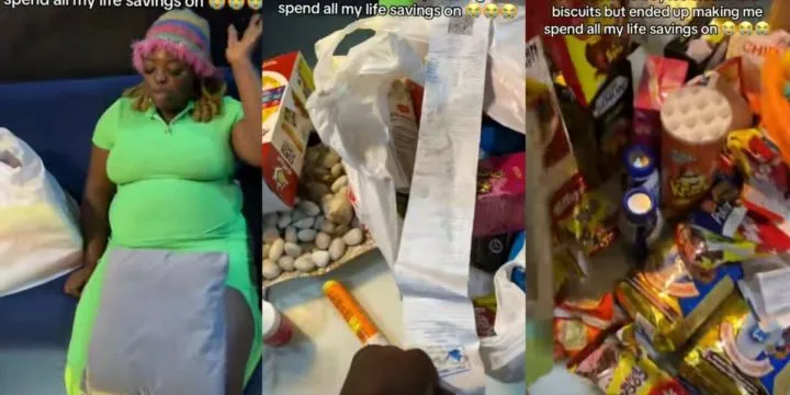 Man laments as pregnant wife spends huge sum of his money on groceries Man laments as pregnant wife spends huge sum of his money on groceries