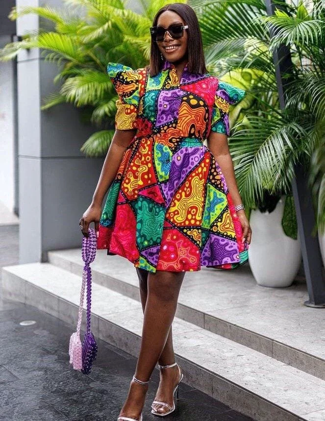 Simple And Classy Ankara Short Gowns For Women