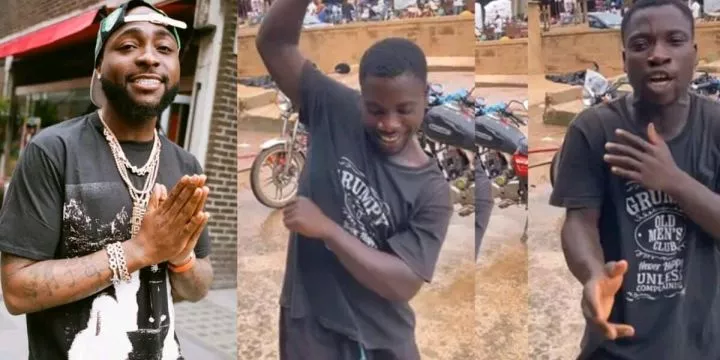 Davido gifts TikToker $5000 for covering his hit song 'With You' Davido gifts TikToker $5000 for covering his hit song 'With You'