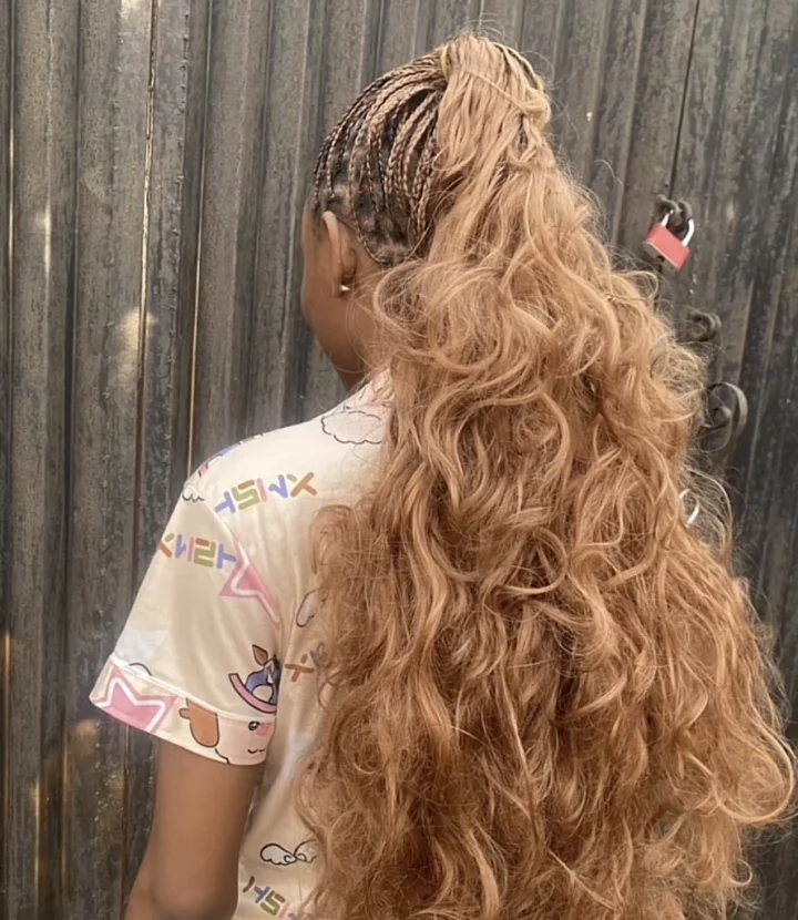 'It's giving Rapunzel' - Netizens react as lady Christmas hair from China ruins her Detty December plans