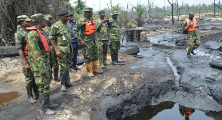 Nigerian Air Force destroys 6 illegal oil refining sites in Rivers State