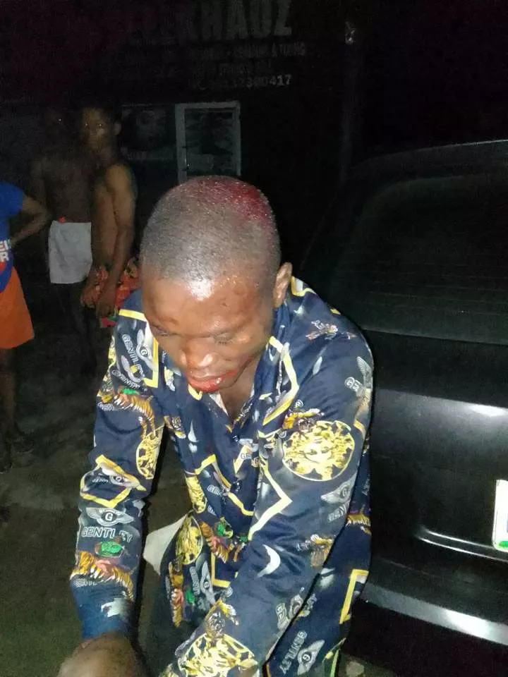 Suspected thief caught and beaten to pulp in Port Harcourt after returning to crime scene to allegedly steal again