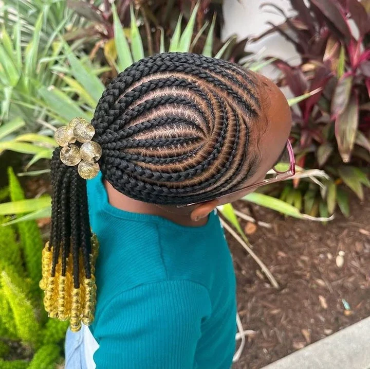 Beautiful Cornrow Hairstyles for Kids.