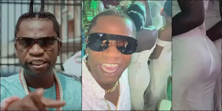 "You're embarrassing her" - Outrage as Speed Darlington records endowed lady at an event